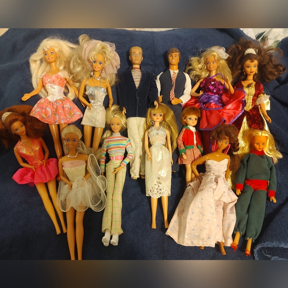 Vintage Barbie, Ken and Japanese Barbie Doll